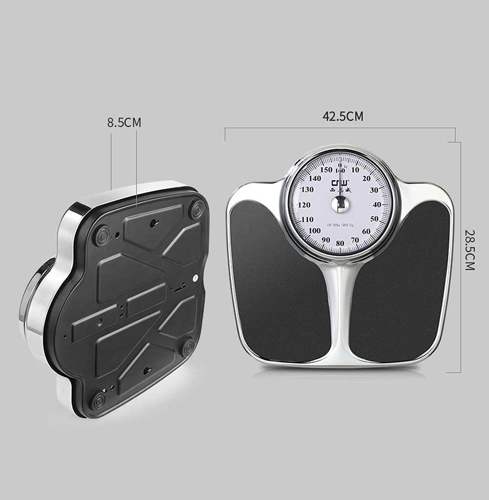 Electronic Balance Scale for Body Weight, Weighing Household Weight Scales Mechanical Large Bathroom Precision Pointer Digital 160Kg