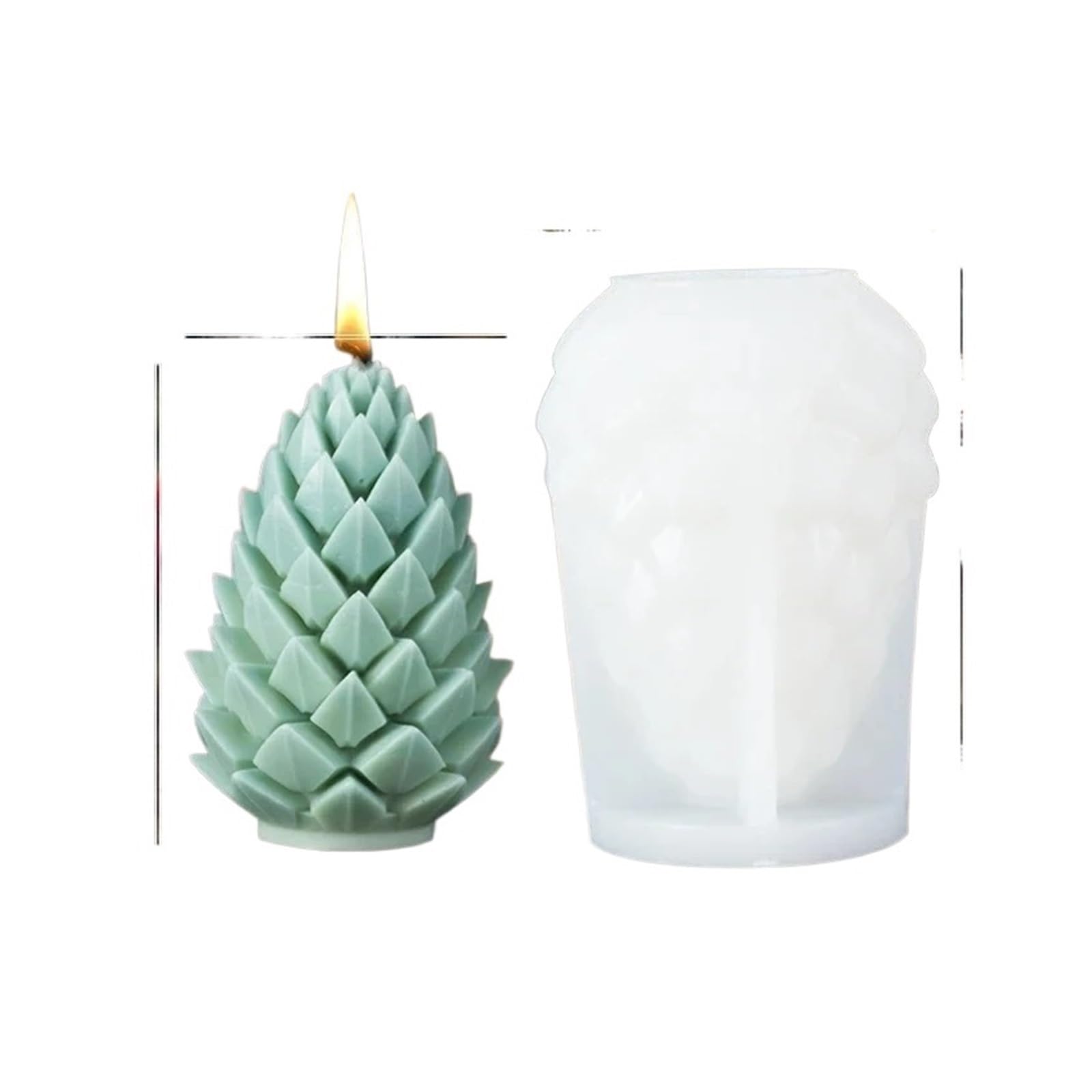 Moule cylindrique en silicone 3D en forme de sapin de Noël en relief avec lettre Merry Christmas flocon de neige (type A)