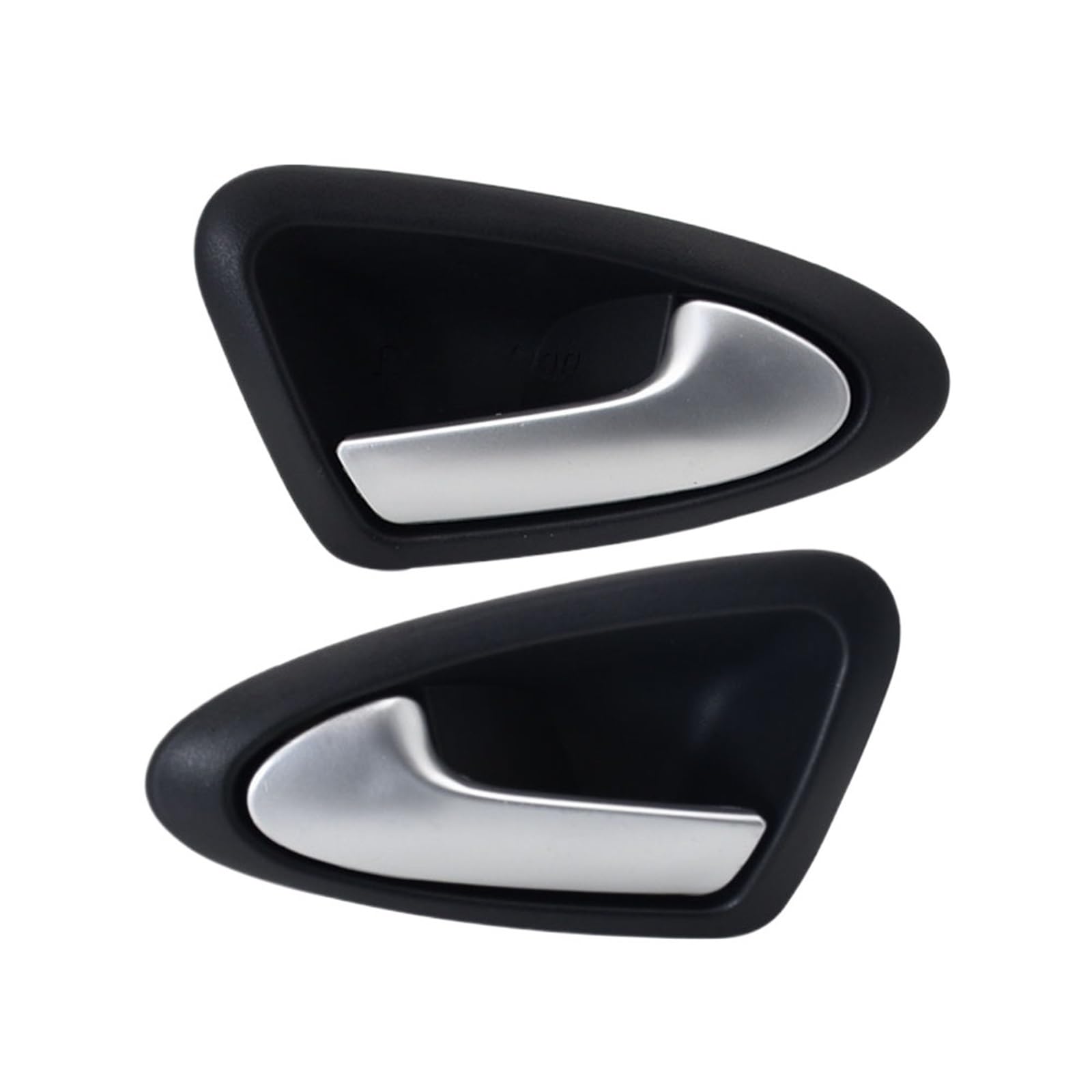 Rynvrncoe Matte Silver Rear Car Door Handle For Seat For Ibiza 6J 2010-2022 6J1 837 113A 6J1 837 114A Auto Parts Car Interior Door Handle Left Or Right(Matte Silver Rear)