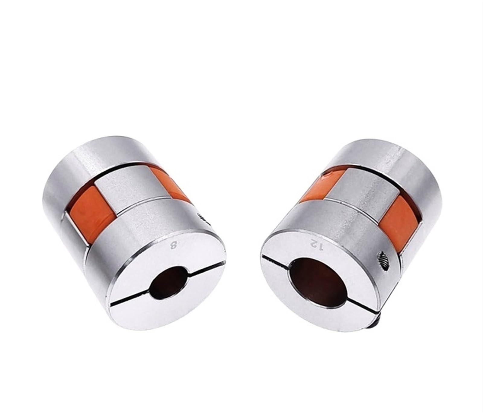 Lyvqzpwlr One Color Cnc Flexible Plum Coupling, Aluminum Plum Flexible Shaft Coupling D25l30 Multiple Sizes(6X6)
