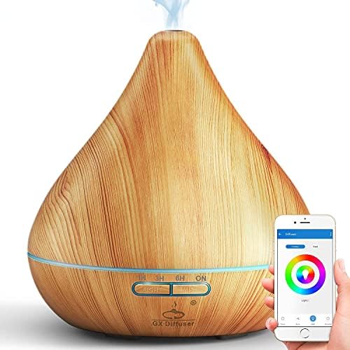 GX Aroma Diffuser for Essential Oils, 300ml Ultrasonic Humidifier...