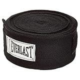 Everlast 180 - Cinta de Boxeo para Manos (458 cm), Color Negro, Unisex, Color Negro - Negro, tamao 457.20 cm