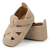  Cheerful Mario Baby Sandalen Lauflernschuhe für Baby Jungen Mädchen Erster Schuhe Krabbelschuhe Khaki 2 12-18 Monat