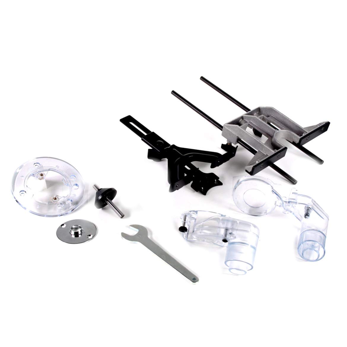 DEWALT - Kit affleureuse et défonceuse XR 18V brushless - moteur haut rendement - lumière LED - design compact et léger - plusieurs accessoires inclus - DCW604P2-QW
