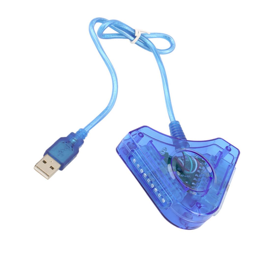 Adaptador de Controlador USB Tieline, Puerto Dual para Controladores PSX PS2 a teclados divisores de ratón convertidor de PC