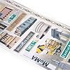 Paper House Productions New York City Cardstock Sticker Sheet for Crafts, Scrapbooking & Collecting - Contemporary Scenes #1