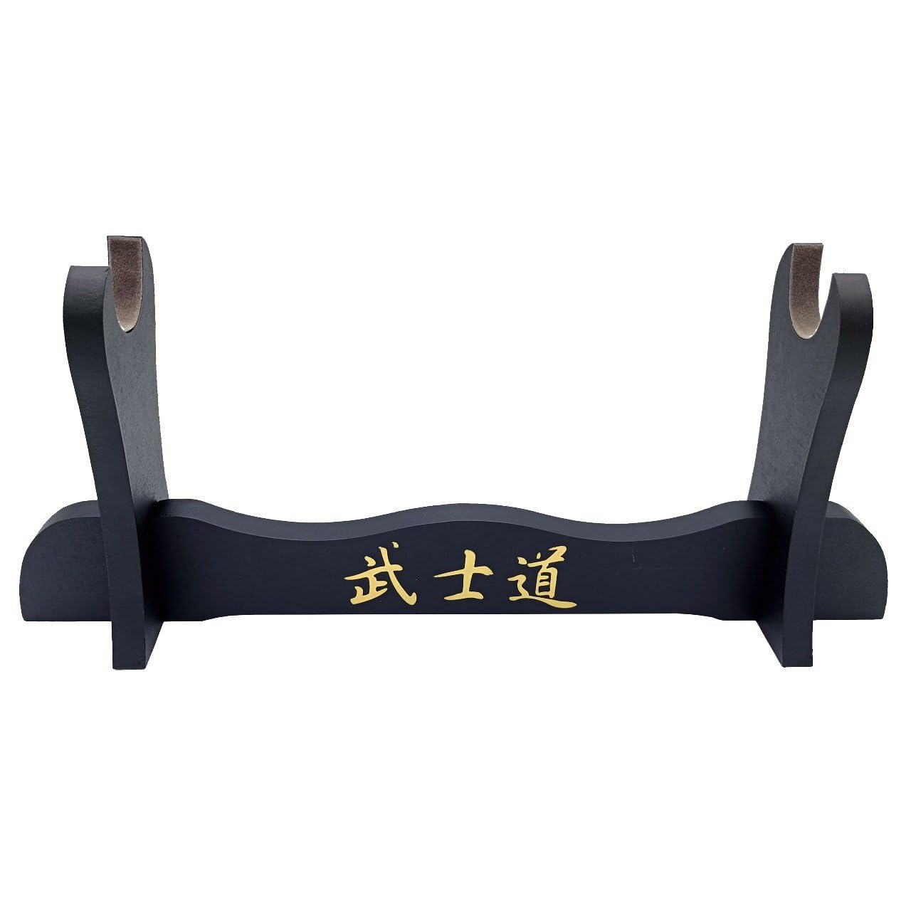 Espositore Supporto Piedistallo 1 Posto Velluto Grigio Scuro Scamosciato da Tavolo per Katana tipo Ultimo Samurai Miyamoto Musashi in Legno Scritte Giapponese e Ricambio