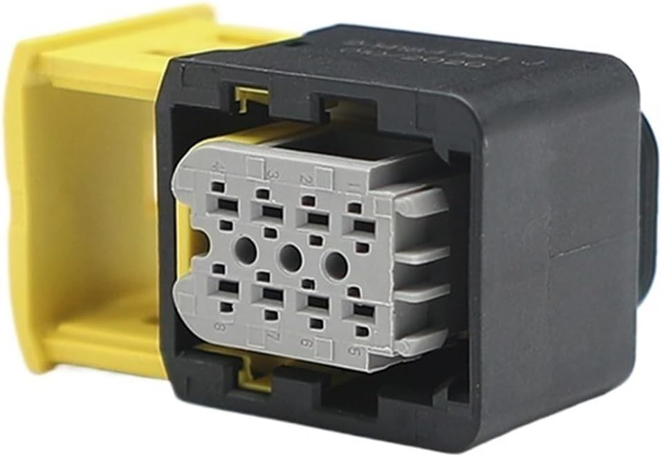2-1418479-1 Waterproof Connector Sheath 8-hole Female Head Gray Automotive Sealed Wiring Harness Connectors(20set)