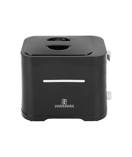 HOMEBERG Pop Up Toaster 700W - Black