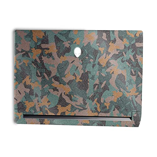 MightySkins Glossy Glitter Skin Compatible with Alienware M15 R7 (2022) Full Wrap Kit - Muted Camouflage | Protective, Durable High-Gloss Glitter Finish | Easy to Apply | Made in The USA