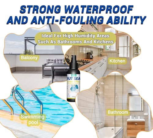 Grout Sealer 7OZ, Clear Grout and Tile Sealer Spray for Wall, Shower, Kitchen, Non-Toxic Tile Sealer Spray, Grout Sealer for Stone, Bathroom, Marble Floor, Fast Dry & Long Lasting & Waterproof - Image 6