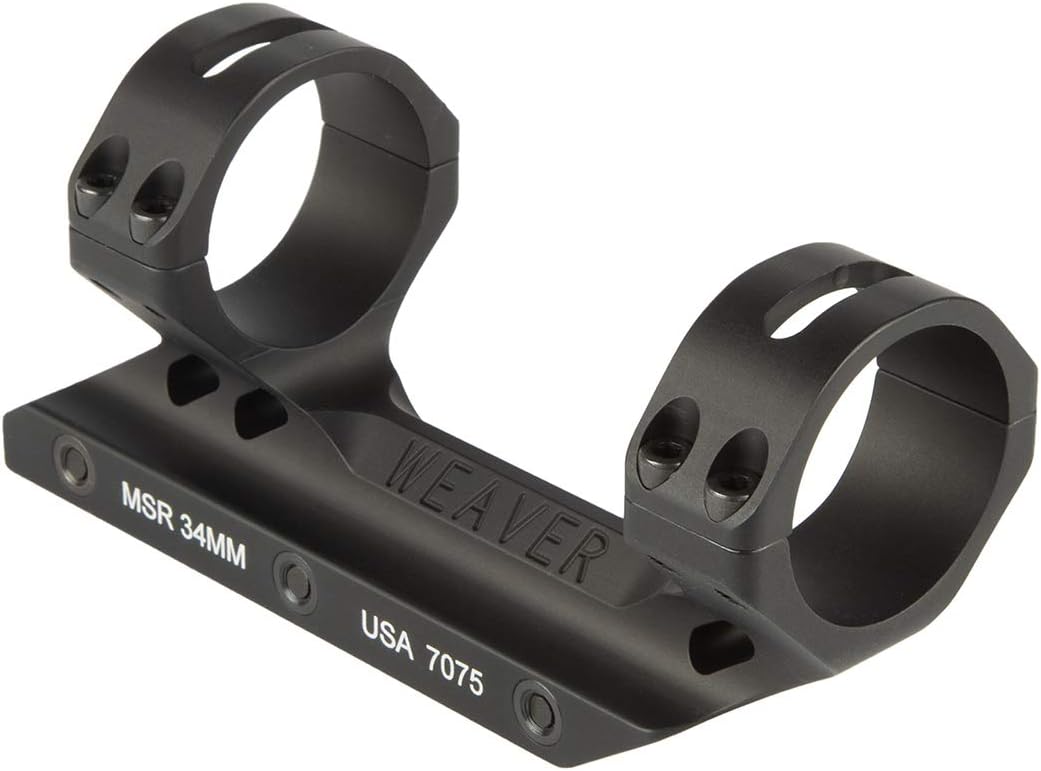 WEAVERWeaver Premium Modern Sporting Rifle (MSR) Mount, Matte Black,