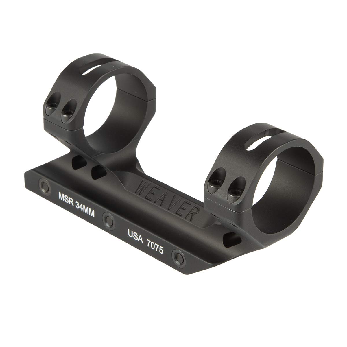 Amazon.com : WEAVER Premium MSR Mount, Matte Black, 34mm | Premium