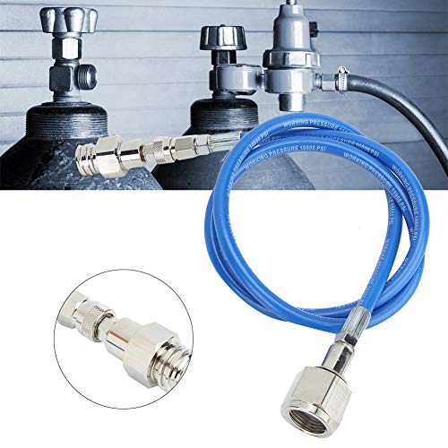Simlug 1m/3.3ft Soda Water Adapter Hose Kit Blue W21.8-14 CO2 Hose Accessories