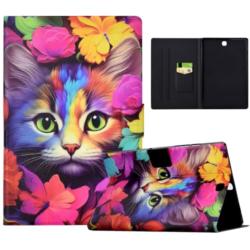 TEDTIKJT Carcasa Funda para Samsung Galaxy Tab A 9.7 (SM-T550/SM-T555),PU Cuero Tablet Cover con...