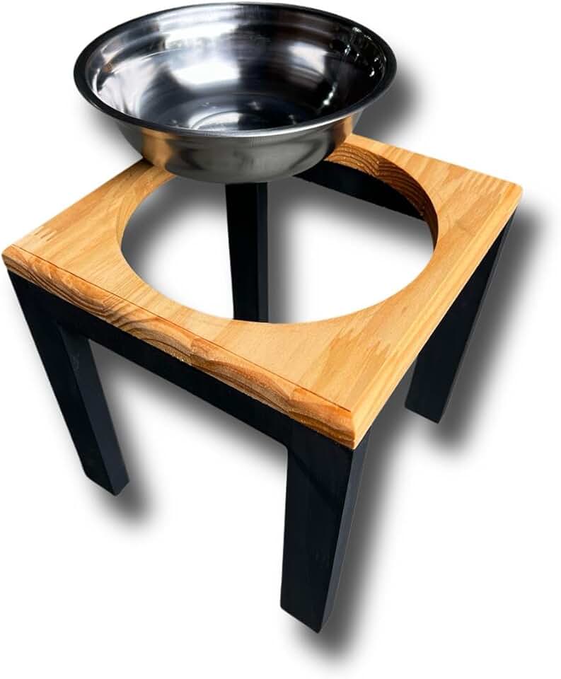 Comedouro Para Cachorro Grande Elevado Com Um Pote - G