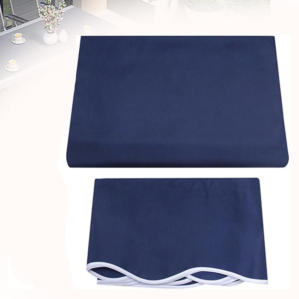 Toile de rechange pour auvent haut de gamme tissu imperméable bleu 6m