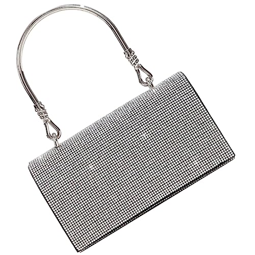 Sac de soirée pour femme avec chaîne amovible pochette mariage et sac à main portable chic