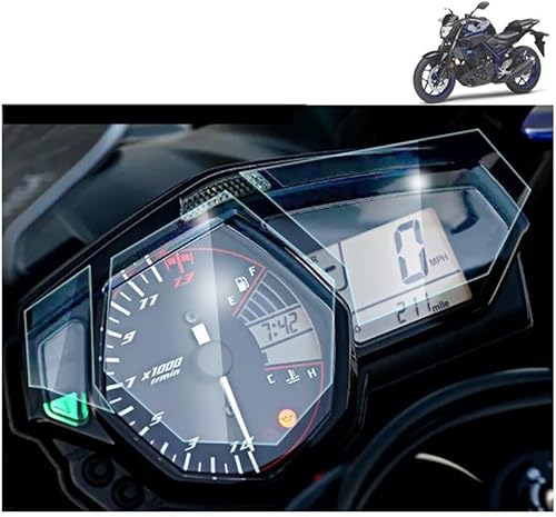 Miniatura 3 de RAtsch Dashboard Protective Film For Yam&amp;aha MT-03 YZF-R3 2015 2016 2017 2018 Motorcycle Cluster Scratch Cluster Screen Protection Film Protector