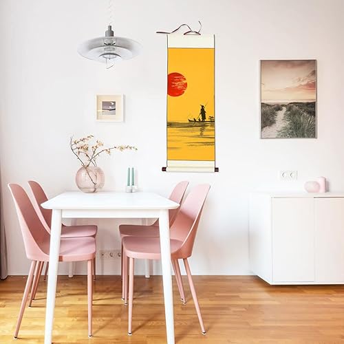 Miniatura 14 de Pergamino colgante en blanco de 2 piezas de papel Xuan chino de caligrafía china en blanco para caligrafía pintura proyectos de arte