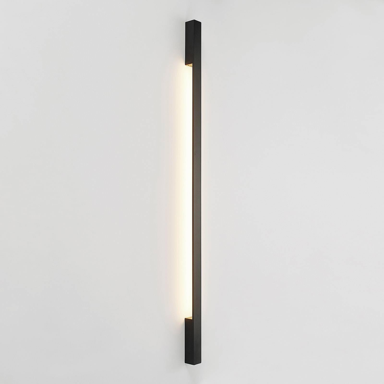 Arcchio LED Wandleuchte, Wandlampe Innen Ivano (Modern) in Schwarz aus Aluminium (2 flammig) - Wandstrahler Wandbeleuchtung Schlafzimmer/Wohnzimmer Flurleuchte