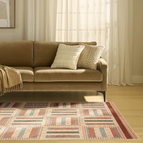 Tapete Decorativo Nourison Nordic Multicolor 4'x6'