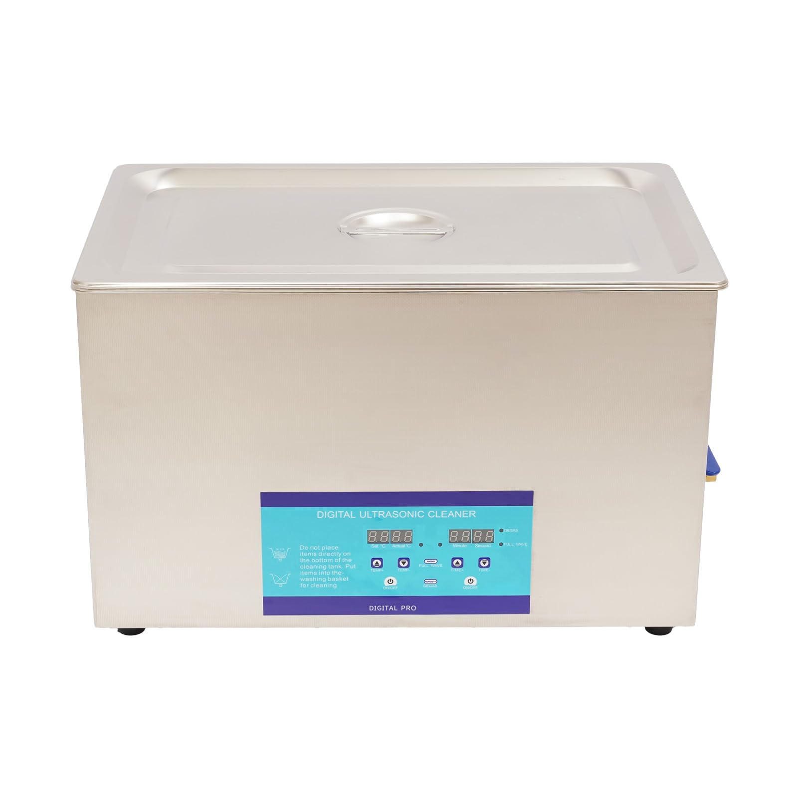 Myjka ultradźwiękowa 30 l | 600 W ultradźwiękowa myjka + ogrzewanie 600 W | 28/40 kHz urządzenie do czyszczenia biżuterii, zegarków, okularów, elektroniki, narzędzi i laboratorium | cyfrowe sterowanie