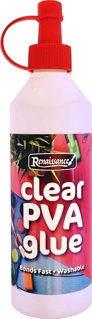 Multipurpose Extra Strong Faster & Stronger Adhesive Glue for Bonding Wood, Ceramic, Metal and More Instant Grab Adhesive (Clear PVA Glue 250ml)