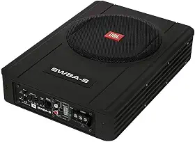 Caixa Ativa Subwoofer Slim JBL SW8A-S 8 polegadas 150W RMS, JBL, SW8A-S 58033013,