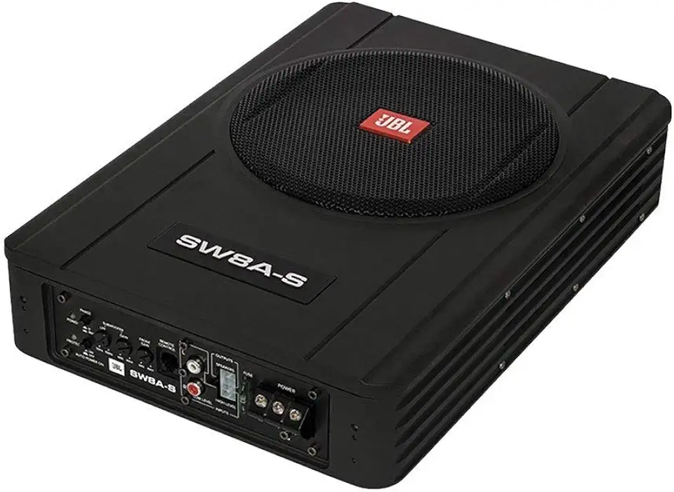 Caixa Ativa Subwoofer Slim JBL SW8A-S 8 polegadas 150W RMS, JBL, SW8A-S 58033013,