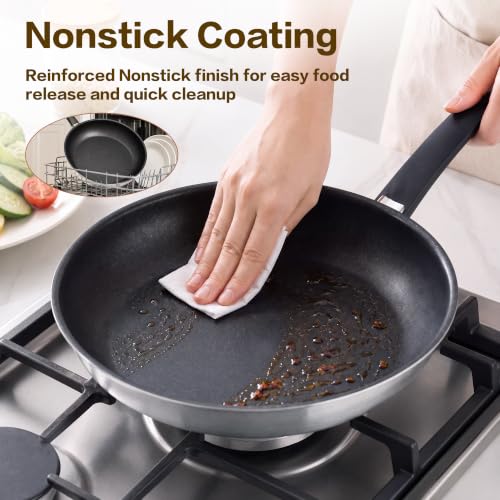 9.5 Inch Tri-Ply Base Nonstick Frying Pan - image 6