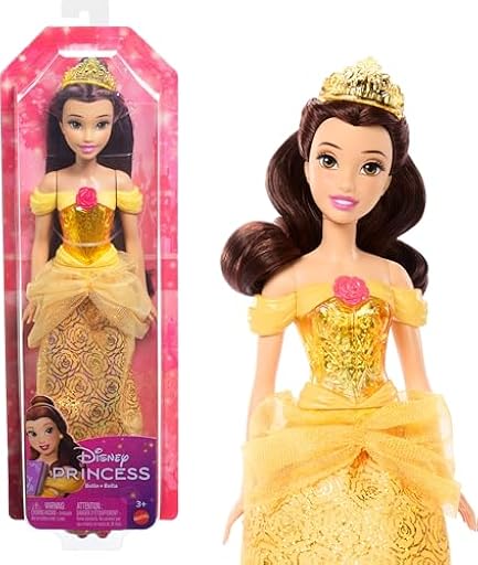 Mattel Disney Princess Bella Muñeca princesa película La Bella y la Bestia, juguete +3 años (HLW11) | Ya disponible en tu tienda friki favorita! En mundofriki.es! Mattel Disney Princess Bella Muñeca princesa película La Bella y la Bestia, juguete +3 años (HLW11) | Ya disponible en tu tienda friki favorita! En mundofriki.es!