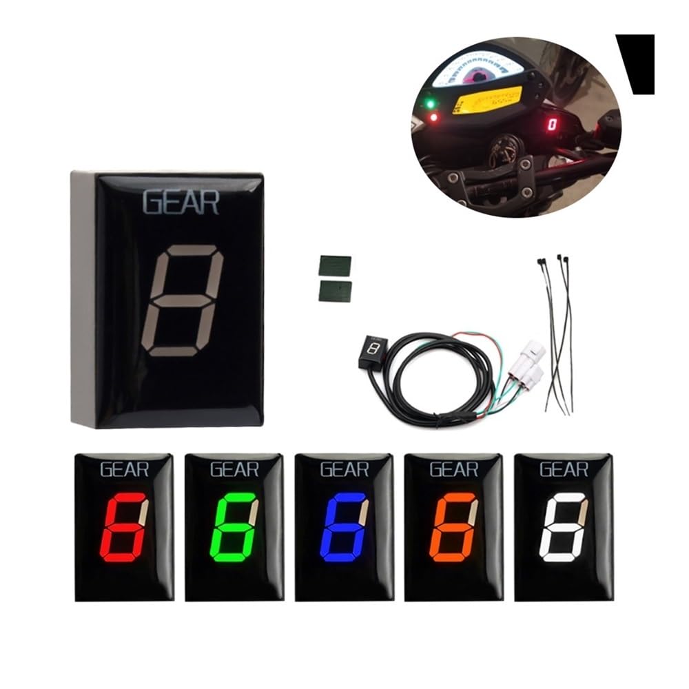 Velocità Indicatore Indicatore Di Visualizzazione Della Marcia Del Livello 1-6 ECU Motociclo Per Xj6 Xjr400 Xjr1300 XJR 400 1300 TDM900 Xv1900A Xvs1100 Per Fazer YS250