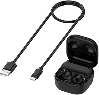 Caixa de carregamento para fone de ouvido SM-R510 para armazenamento Buds 2 Pro e estojo de carregamento (sem fones de ouvido) para compartimento de carregamento de fone de ouvido Buds 2 Pro SM-R510 de armazenamento e estojo de carregamento (Excluindo