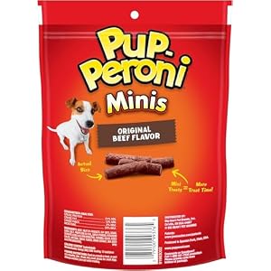 Pup-Peroni Mini Canine Treats, Authentic Beef Taste, 5.6 Ounce (Pack of 8), Made with Actual Beef Pup-Peroni Mini Canine Treats, Authentic Beef Taste, 5.6 Ounce (Pack of 8), Made with Actual Beef