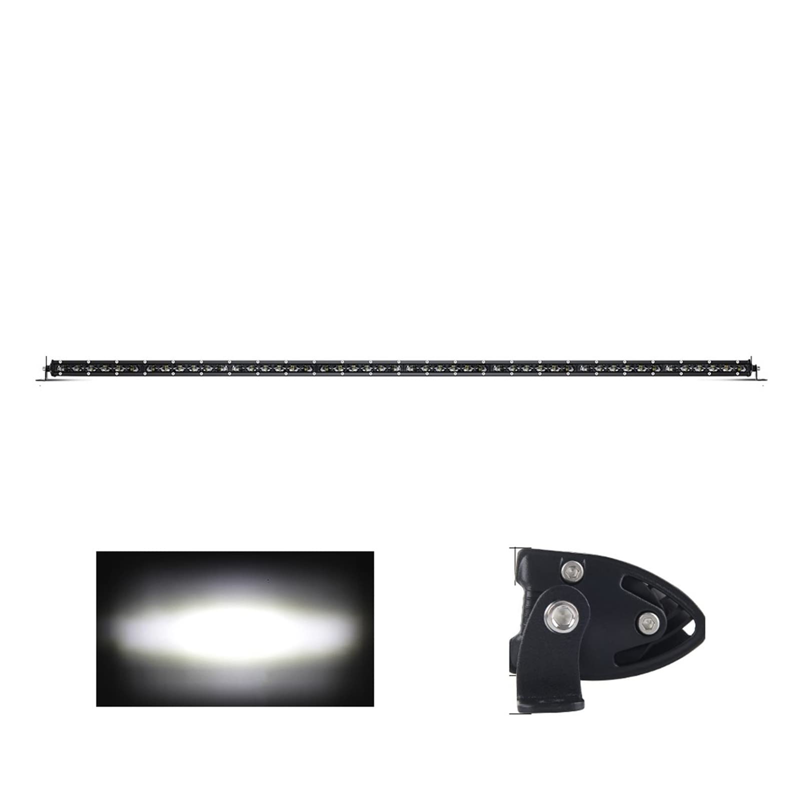 150W 4x4 LED Bar Spot Flood 32 pollici Offroad LED Light Bar for guidare i camion Lada Niva Tractor Boat 12V 24V - Lampada faro(6 D 50 inch 240W)