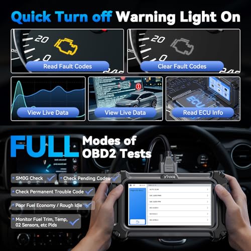 Image of XTOOL D5S OBD2 Scanner - 2025 Code Reader for Cars & Trucks with 16 Resets, Crank Sensor Relearn, Throttle Relearn, EPB, FCA AutoAuth, CAN FD for GM, Engine ABS SRS Transmission Car Diagnostic Tool