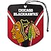 FANMATS NHL Chicago Blackhawks Air Fresheners2 Pack Shield Design Air Fresheners, Team Colors, One Size