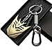 AOZWP Transformers Autobot Logo llavero colgante pequeña caja de regalo hebilla de cintura Decepticon / oro