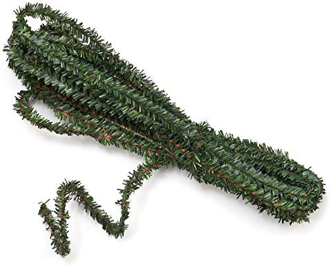 Amazon.com: 88 Feet of Bendable Artificial Miniature Pine Roping ...