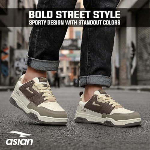 Image of ASIAN Men's Vegas-01 Sneakers | Stylish & Lightweight Design Comfortable Lace-Up Sneakers for Travel & Everyday Use