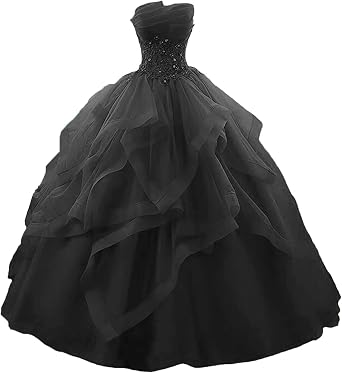 Fair Lady Prom Dress Long Ruffles Ball 