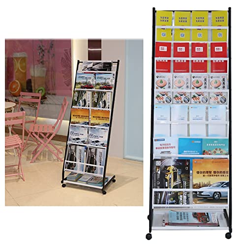 MEBSJY Porta zine da Terra, Realizzato in Metallo, Robusto e Durevole, Adatto per Libri, zine, Documenti, Libri, ECC.