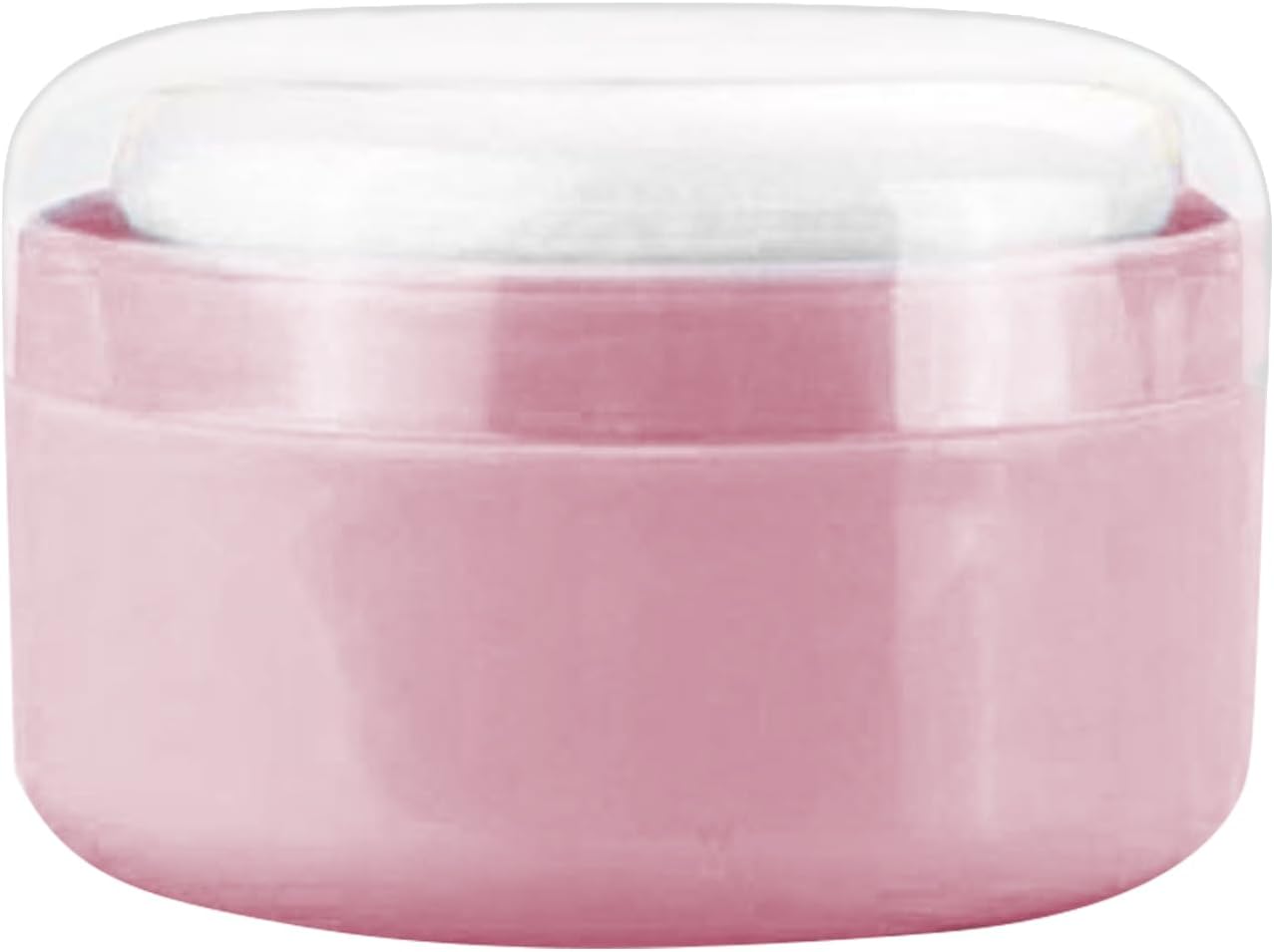 Generisch Body Powder Container – Portable Bath Dusting Storage Leak-Proof Holder with Puff & Easy Fill Design for Talcum, Loose Powder, Bath Essentials, Care, Skincare Routine and Daily Grooming