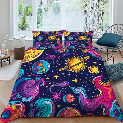 Housse de couette 2 pièces motif imprimé 3D Wild Animals microfibres - 2
