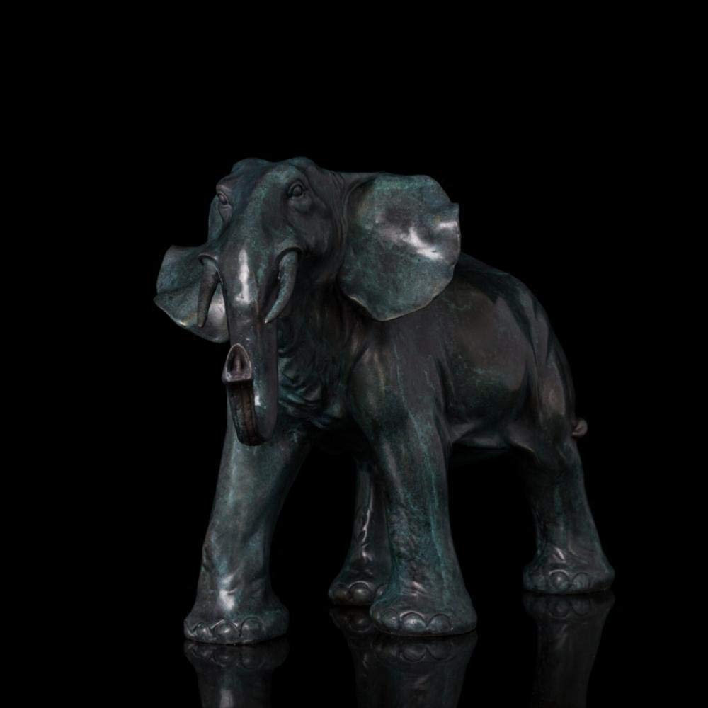 Amazon.co.jp: 像の彫刻 像の置物 動物の象ブロンズ像の彫刻の