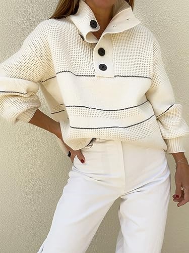 Image of SALENT Women's Casual Oversized Sweaters Loose Soft Chunky Knit Long Batwing Sleeve Pullover Sweater Outfit Sweatshirts Tops