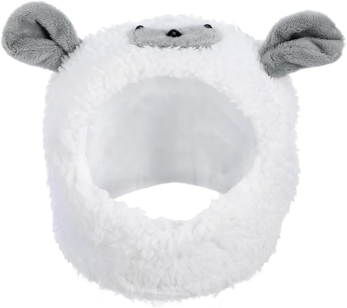 Gorro de cordero para gatos, disfraz de oveja, accesorio para fotos, fiestas, frío