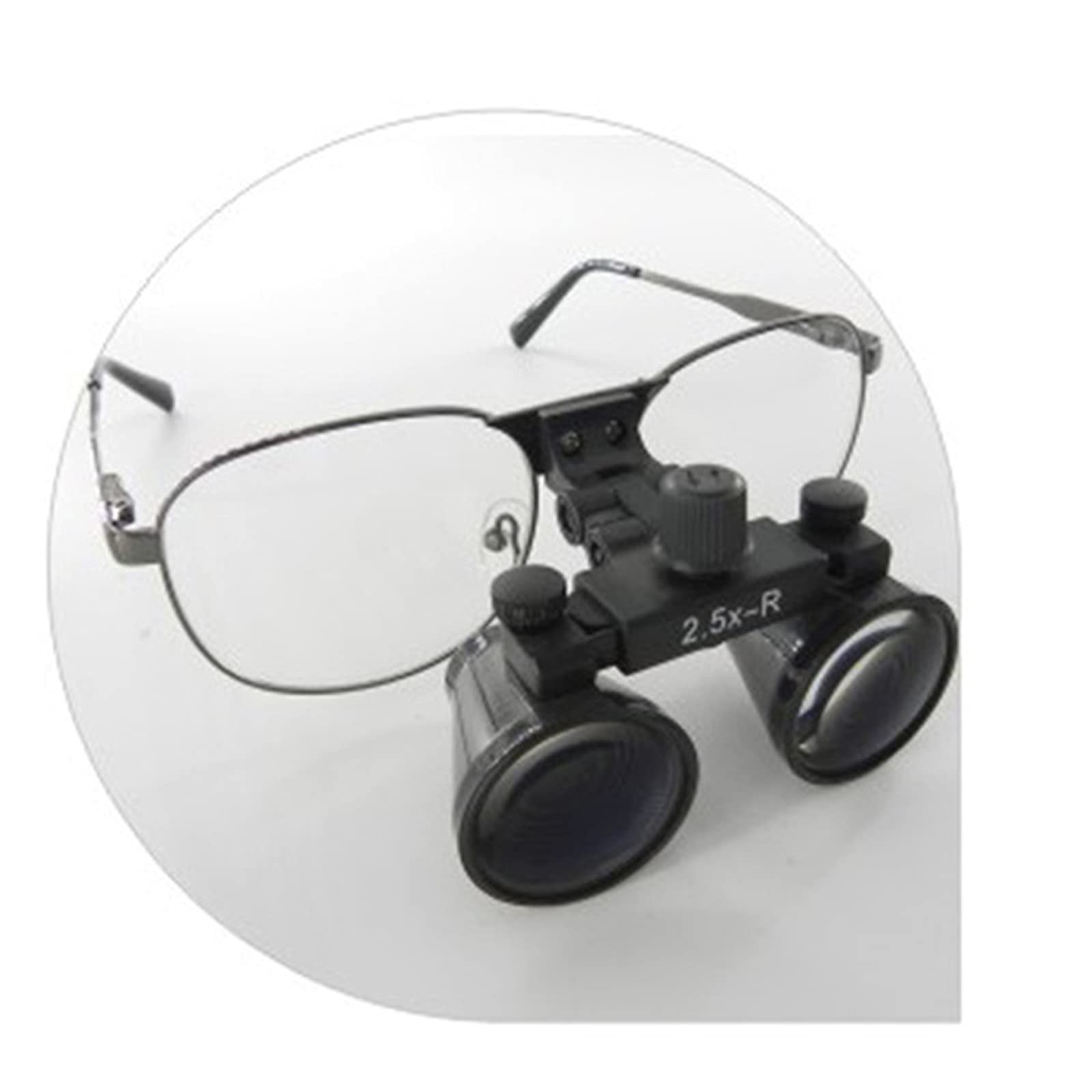 2.5X-r Ou 3.5X-r Grossissement Binoculaire Dentaire Portable Clip Portable Loupe Chirurgical Exploitation Médicale Lampe De Loupe(Size:3.5 Times)