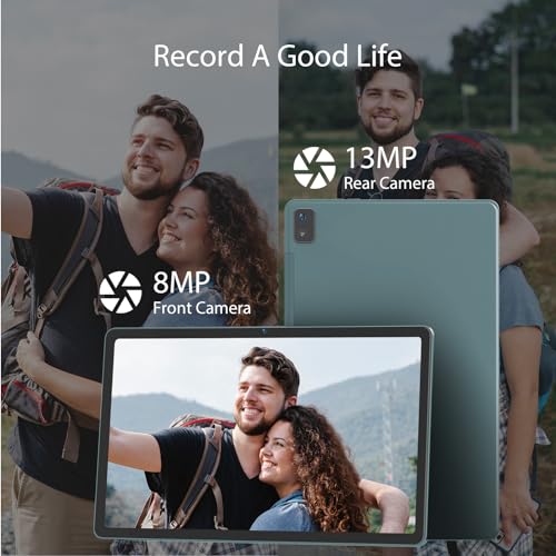 Image of Android 13 Tablet, 11 Inch, 6+8GB (Expanded) RAM 256GB ROM Tablets with Octa-Core Processor, 2K Full HD Display, 13MP+5MP Dual Camera, Bluetooth 5.0, 7500mAh Battery, 2.4G+5G WiFi, Dual SIM,GPS